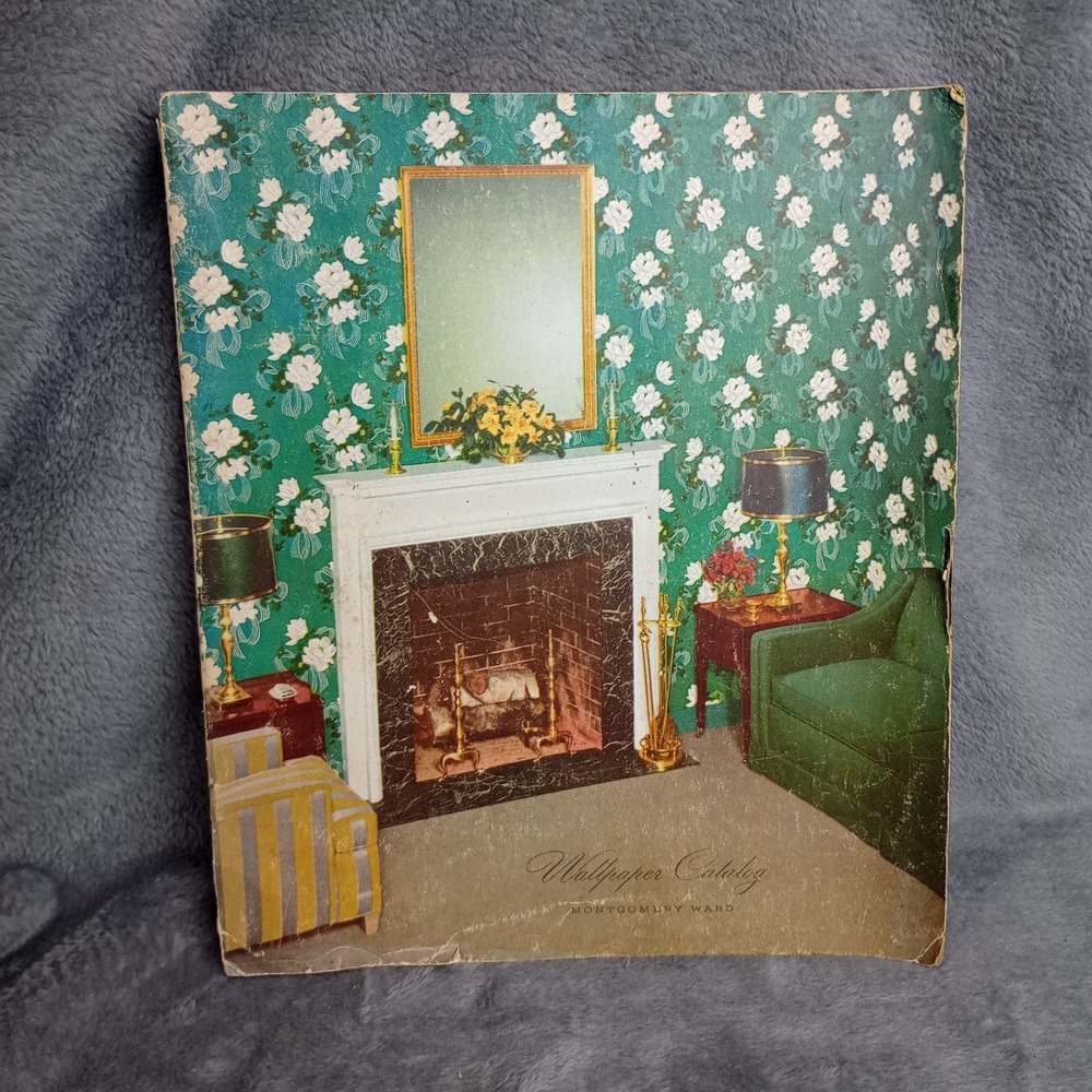 Montgomery Ward Wallpaper Catalog 1949 Retro